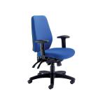 Avior Centro Call Centre Chair with 2D Adjustable Arms Fabric Royal Blue KF81974 KF81974
