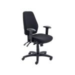 Avior Centro Call Centre Chair with 2D Adjustable Arms Fabric Black KF81975 KF81975