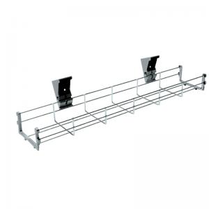 VOW Jemini 800mm Wire Basket for 1000mm Desks Silver KF81980 KF81980