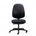 Cappela Campos High Back Posture Chair No Arms 2 Lever Mechanism Fabric Black KF81986 KF81986