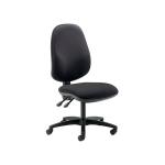 Cappela Campos High Back Posture Chair No Arms 2 Lever Mechanism Fabric Black KF81986 KF81986