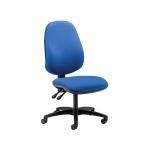 Cappela Campos High Back Posture Chair No Arms 2 Lever Mechanism Fabric Blue KF81987 KF81987