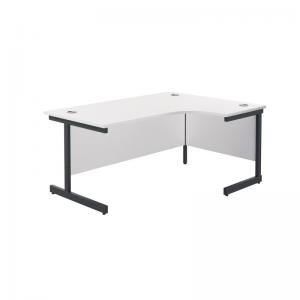 VOW Jemini Radial Right Hand Single Upright Cantilever Desk