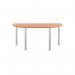 Jemini Semi Circular Multipurpose Table 1600x800x730mm Beech KF819899 KF819899