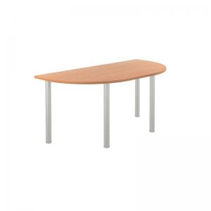 VOW Jemini Semi Circular Multipurpose Table 1600x800x730mm Beech