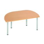 Jemini Semi Circular Multipurpose Table 1600x800x730mm Beech KF819899 KF819899