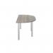 Jemini Semi Circular Multipurpose Table 1600x800x730 Grey Oak KF819912 KF819912