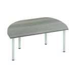 Jemini Semi Circular Multipurpose Table 1600x800x730 Grey Oak KF819912 KF819912