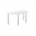 Jemini Semi Circular Multipurpose Table 1600x800x730mm White KF819943 KF819943