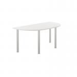 Jemini Semi Circular Multipurpose Table 1600x800x730mm White KF819943 KF819943