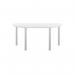 Jemini Semi Circular Multipurpose Table 1600x800x730mm White KF819943 KF819943
