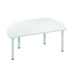 Jemini Semi Circular Multipurpose Table 1600x800x730mm White KF819943 KF819943