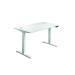 First Sit/Stand Desk 1200x800x630-1290mm White/White KF820710 KF820710