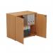 First Wooden Storage Cupboard 800x450x730mm Beech KF820840 KF820840