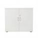 First Wooden Storage Cupboard 800x450x730mm White KF820864 KF820864