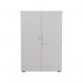 First Wooden Storage Cupboard 800x450x1200mm White KF820925 KF820925