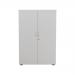 First Wooden Storage Cupboard 800x450x1200mm White KF820925 KF820925