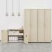 First Wooden Storage Cupboard 800x450x1800mm Beech KF820963 KF820963