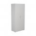 First Wooden Storage Cupboard 800x450x1800mm White KF820987 KF820987