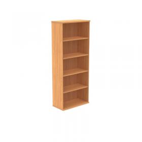 Polaris Bookcase 4 Shelf 800x400x1980mm Norwegian Beech KF821026 KF821026