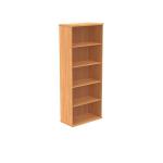 Polaris Bookcase 4 Shelf 800x400x1980mm Norwegian Beech KF821026 KF821026