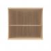 Polaris Bookcase 1 Shelf 800x400x730mm Canadian Oak KF821036 KF821036
