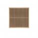 Polaris Bookcase 1 Shelf 800x400x816mm Canadian Oak KF821046 KF821046