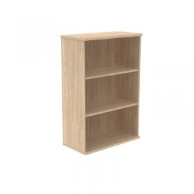 Polaris Bookcase 2 Shelf 800x400x1204mm Canadian Oak KF821056 KF821056