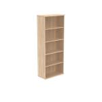 Polaris Bookcase 4 Shelf 800x400x1980mm Canadian Oak KF821076 KF821076