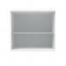 Polaris Bookcase 1 Shelf 800x400x730mm Arctic White KF821086 KF821086