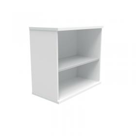 VOW Polaris Bookcase 1 Shelf 800x400x730mm Arctic White KF821086 KF821086
