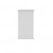 Polaris Bookcase 1 Shelf 800x400x730mm Arctic White KF821086 KF821086