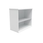 Polaris Bookcase 1 Shelf 800x400x730mm Arctic White KF821086 KF821086