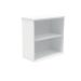 Polaris Bookcase 1 Shelf 800x400x816mm Arctic White KF821096 KF821096