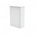 Polaris Bookcase 2 Shelf 800x400x1204mm Arctic White KF821106 KF821106