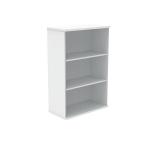 Polaris Bookcase 2 Shelf 800x400x1204mm Arctic White KF821106 KF821106