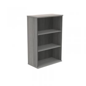 VOW Polaris Bookcase 2 Shelf 800x400x1204mm Alaskan Grey Oak KF821156 KF821156
