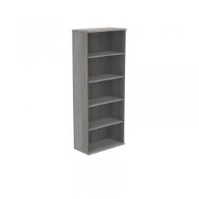 VOW Polaris Bookcase 4 Shelf 800x400x1980mm Alaskan Grey Oak KF821176 KF821176