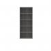 Polaris Bookcase 4 Shelf 800x400x1980mm Alaskan Grey Oak KF821176 KF821176
