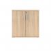 Polaris Cupboard Lockable 800x400x816mm Canadian Oak KF821246 KF821246