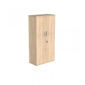 Polaris Cupboard Lockable 800x400x1592mm Canadian Oak KF821266 KF821266