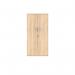 Polaris Cupboard Lockable 800x400x1592mm Canadian Oak KF821266 KF821266