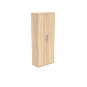 Polaris Cupboard Lockable 800x400x1980mm Canadian Oak KF821276 KF821276