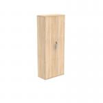Polaris Cupboard Lockable 800x400x1980mm Canadian Oak KF821276 KF821276