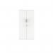 Polaris Cupboard Lockable 800x400x1592mm Arctic White KF821316 KF821316