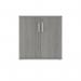 Polaris Cupboard Lockable 800x400x816mm Alaskan Grey Oak KF821346 KF821346