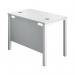 Jemini Rectangular Goal Post Desk 1000x600x730mm WhiteWhite KF821434 KF821434