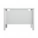 Jemini Rectangular Goal Post Desk 1000x600x730mm WhiteWhite KF821434 KF821434
