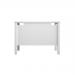 Jemini Rectangular Goal Post Desk 1000x600x730mm White/White KF821434 KF821434