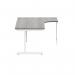 Polaris Right Hand Radial SU Cantilever Desk 1600x1200x730mm Alaskan Grey OakWhite KF821530 KF821530